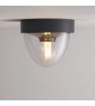 Outdoor ceiling lamps - Nowodvorski NOOK Outdoor Ceiling Plafond Max power 1X10W only LED E27 IP44 Graphite 7965 - product 2