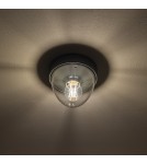 Outdoor ceiling lamps - Nowodvorski NOOK Outdoor Ceiling Plafond Max power 1X10W only LED E27 IP44 Graphite 7965 - product 3