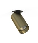 Recessed ceiling spotlights - Nowodvorski MONO SURFACE Flush Mounted Spot Max wattage 10W only LED GU10 Brass 7744 - product 1