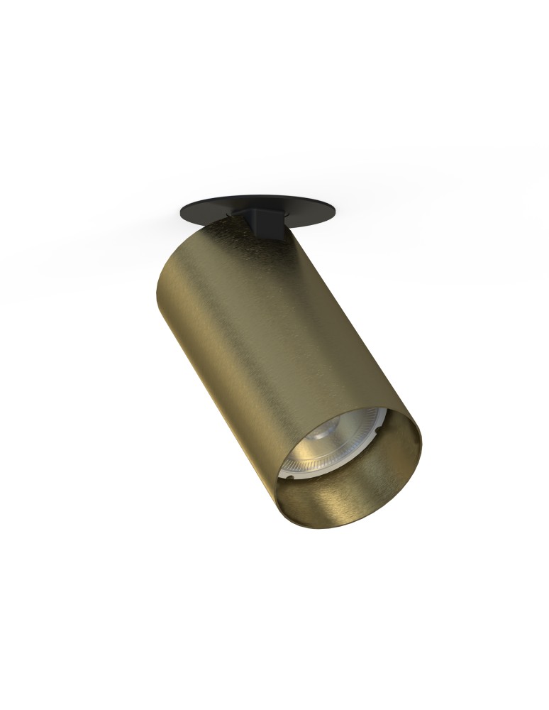 Nowodvorski MONO SURFACE Flush Mounted Spot Max wattage 10W only LED GU10 Brass 7744