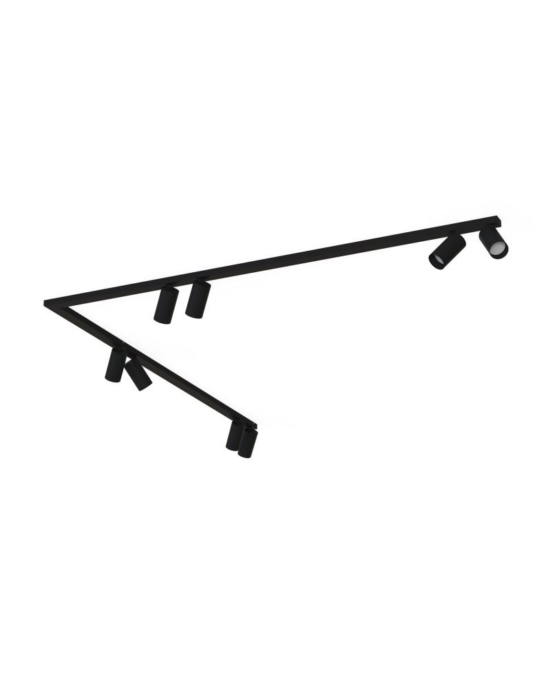 Spotlight ceiling lamps - Nowodvorski MONO CORNER 2x150 Reflector/Spot Max power 10W only LED GU10 Black 7721 - product kolory-swiatla.pl 1