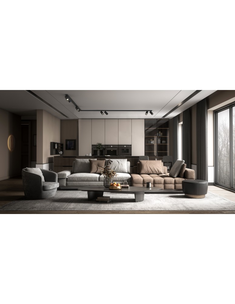 Spotlight ceiling lamps - Nowodvorski MONO CORNER 2x200 Reflector/Spot Max power 10W only LED GU10 Black 7723 - product kolory-swiatla.pl 3