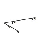 Spotlight ceiling lamps - Nowodvorski MONO CORNER 2x200 Reflector/Spot Max power 10W only LED GU10 Black 7702 - product 1