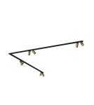 Spotlight ceiling lamps - Nowodvorski MONO CORNER 2x200 Reflector/Spot Max power 10W only LED GU10 Brass 7757 - product 1