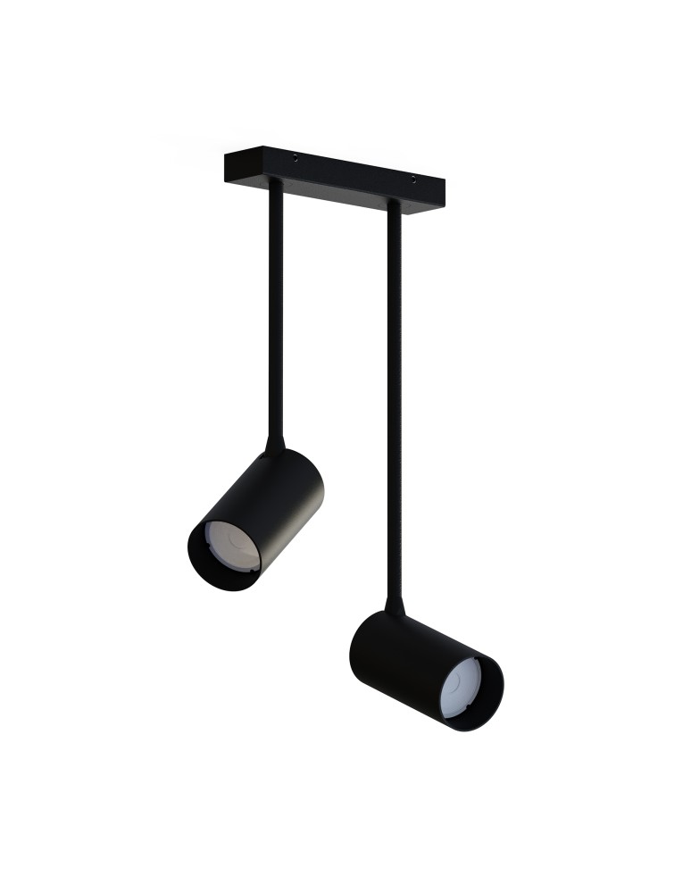 Recessed ceiling spotlights - Nowodvorski MONO LONG Reflector/Spot Max wattage 10W only LED GU10 Black 7730 - product kolory-swiatla.pl 1