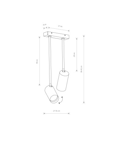 Nowodvorski MONO LONG Reflector/Spot Max power 10W only LED GU10 IP21 Black 7675 - product 2