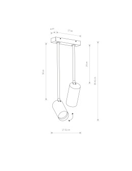 Nowodvorski MONO LONG Reflektor/Spot Max moc 10W only LED GU10 Biały 7726 - produkt 2
