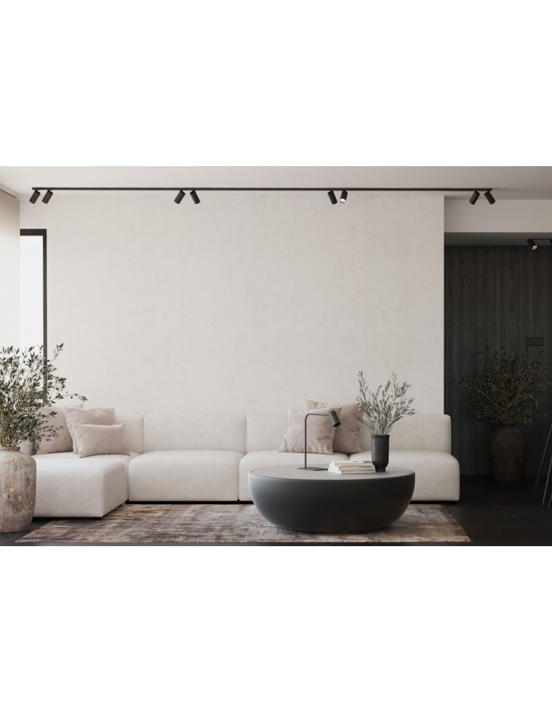 Spotlight ceiling lamps - Nowodvorski MONO 2x200 Reflector/Spot Max power 10W only LED GU10 Black 7722 - product kolory-swiatla.pl 4