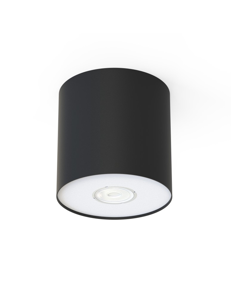 Ceiling luminaires for replaceable light source - Nowodvorski POINT M Spot Surface Max wattage 35W GU10 Black 7602 - product kolory-swiatla.pl 1