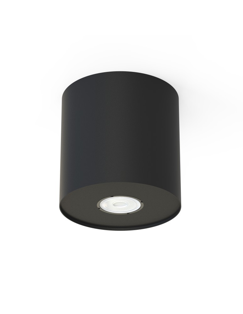 Ceiling luminaires for replaceable light source - Nowodvorski POINT M Spot Surface Max wattage 35W GU10 Black 7602 - product kolory-swiatla.pl 2