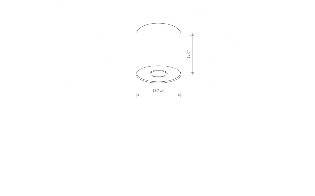 Nowodvorski POINT M Spot Natynkowa Max moc 35W GU10 Czarny 7602