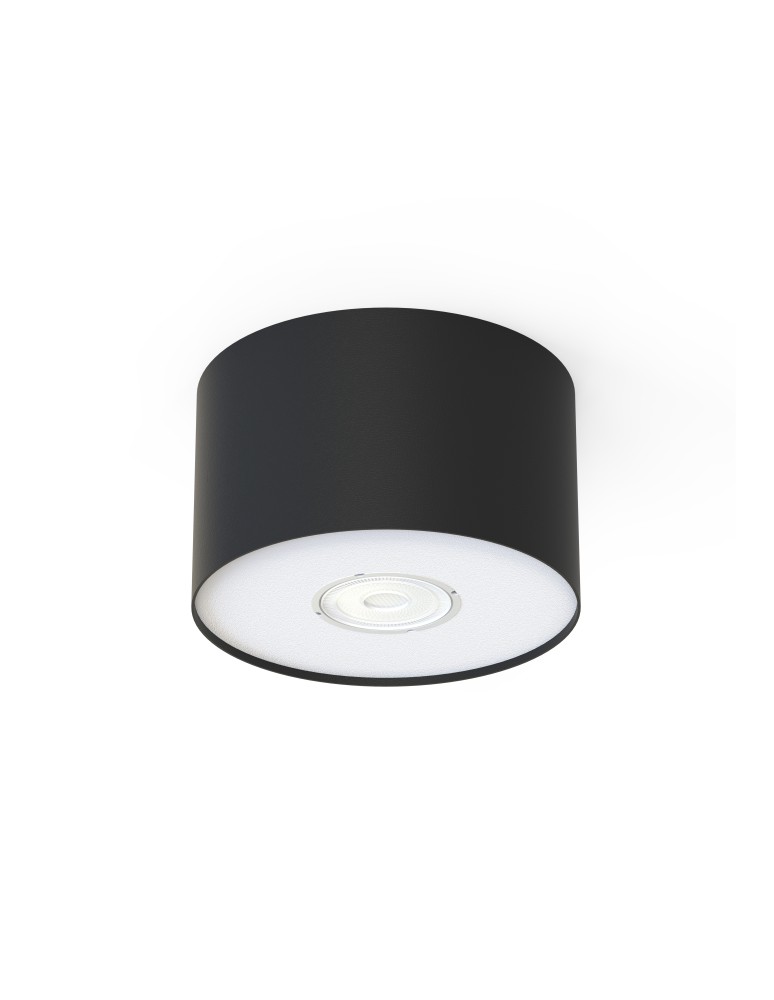 Ceiling luminaires for replaceable light source - Nowodvorski POINT S Spot Surface Mounted Max wattage 35W GU10 Black 7603 - product kolory-swiatla.pl 1