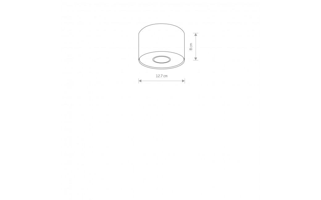 Nowodvorski POINT S Spot Natynkowa Max moc 35W GU10 Czarny 7603