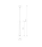 Nowodvorski QUEBECK Sufitowa Wisząca Max moc 1x35W GU10  Czarny 5405