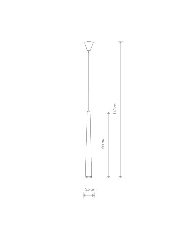 Nowodvorski QUEBECK Sufitowa Wisząca Max moc 1x35W GU10  Czarny 5405 - produkt 2