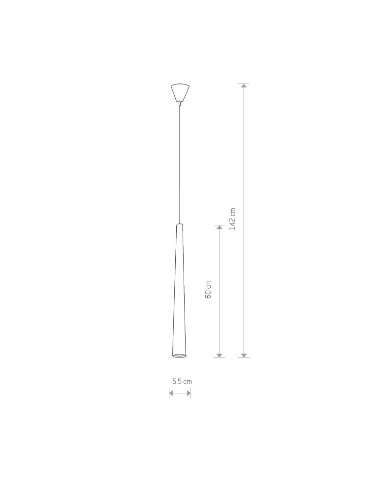 Nowodvorski QUEBECK Sufitowa Wisząca Max moc 1x35W GU10  Czarny 5405
