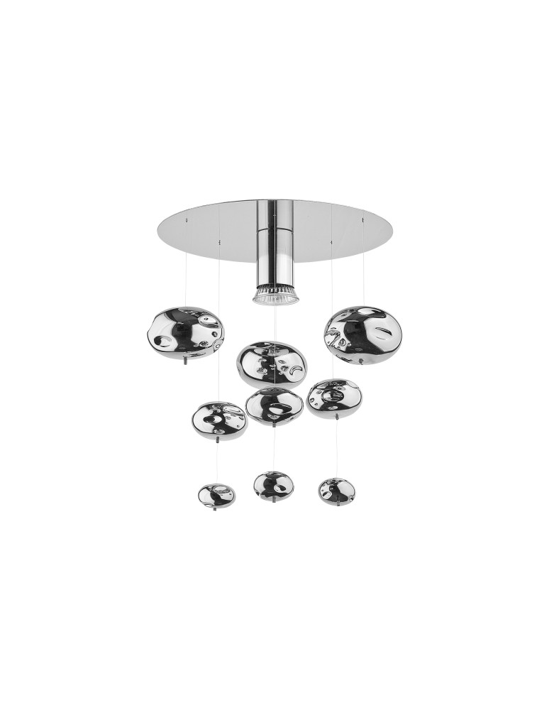 Pendant lamps - Nowodvorski SALVA A Ceiling Plafond/Suspended Max power 1x35W GU10 Chrome 5422 - product kolory-swiatla.pl 1