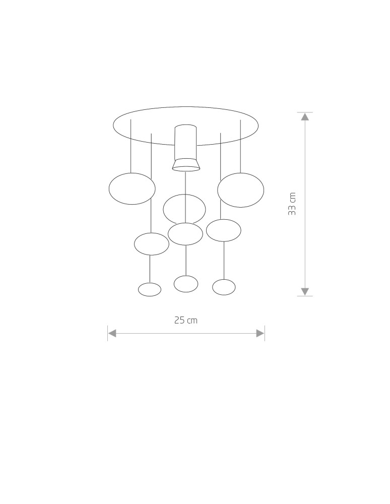 Pendant lamps - Nowodvorski SALVA A Ceiling Plafond/Suspended Max power 1x35W GU10 Chrome 5422 - product kolory-swiatla.pl 2