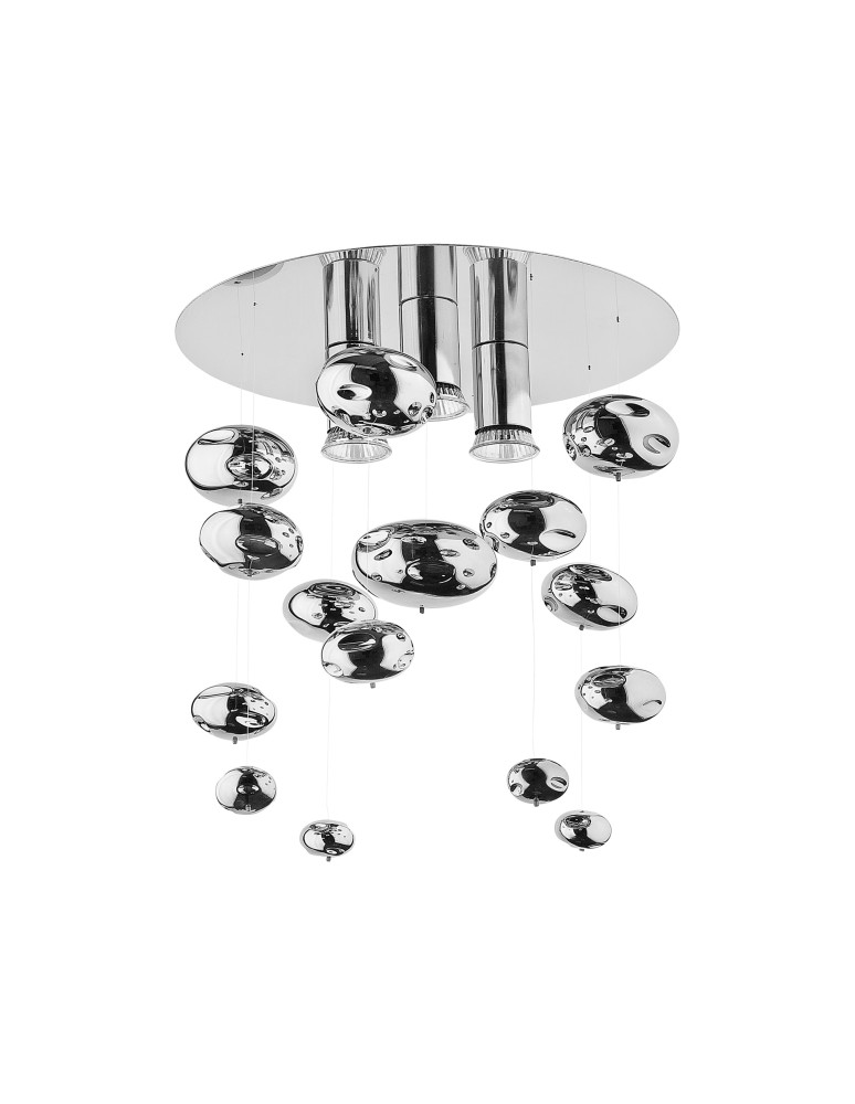Pendant lamps - Nowodvorski SALVA C Ceiling Plafond/Suspended Max wattage 3x35W GU10 Chrome 5424 - product kolory-swiatla.pl 1