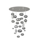 Pendant lamps - Nowodvorski SALVA G Ceiling Plafond/Suspended Max power 4x60W E27 Chrome 6845 - product 1