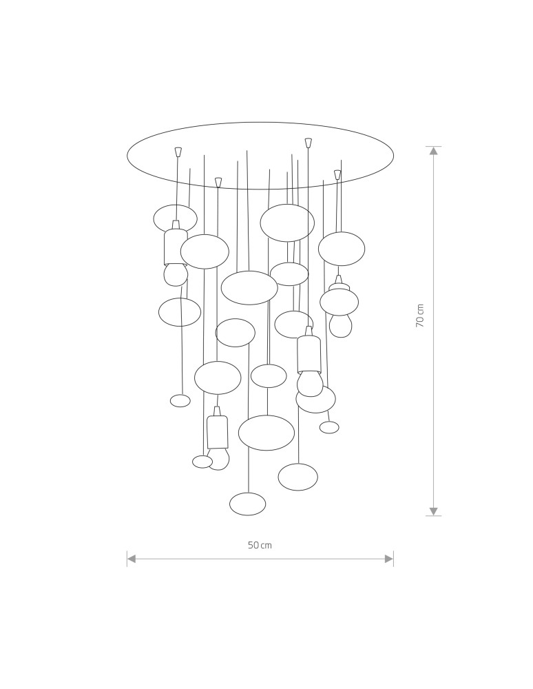 Pendant lamps - Nowodvorski SALVA G Ceiling Plafond/Suspended Max power 4x60W E27 Chrome 6845 - product kolory-swiatla.pl 2
