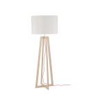 Floor lamps with lampshade - Nowodvorski ACROSS Floor Max power 1x60W E27 Natural wood 6927 - product 1