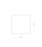 Flush-mounted office lamps - Nowodvorski CL ITAKA LED 40W 4000K ANGLE 100 Commercial LightingLED Max wattage 1x40W LED White 8456. - product 5