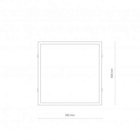 Nowodvorski CL ITAKA LED 40W 4000K ANGLE 100 Oświetlenie komercyjnePlafony LED Max moc 1x40W LED Biały 8456