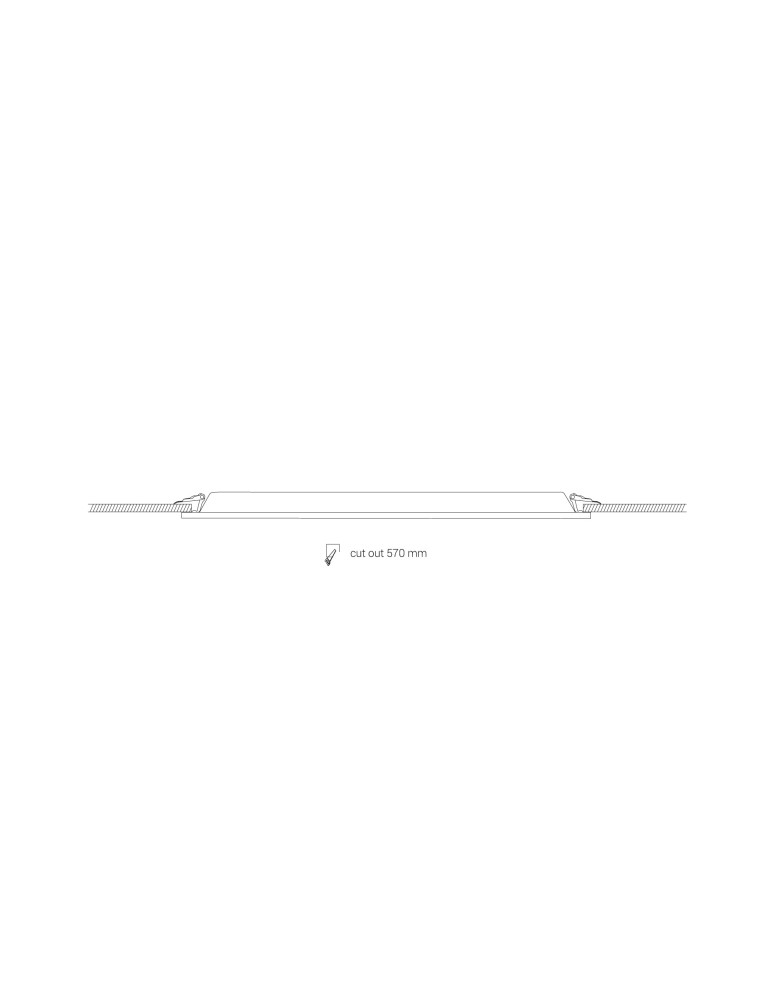 Flush-mounted office lamps - Nowodvorski CL ITAKA LED 40W 4000K ANGLE 100 Commercial LightingLED Max wattage 1x40W LED White 8456. - product kolory-swiatla.pl 6