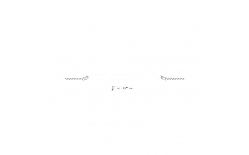 Nowodvorski CL ITAKA LED 40W 4000K ANGLE 100 Oświetlenie komercyjnePlafony LED Max moc 1x40W LED Biały 8456