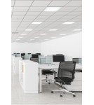 Flush-mounted office lamps - Nowodvorski CL ITAKA LED 40W 3000K ANGLE 100 Commercial LightingLED Max wattage 1x40W LED White 8460 - product 10