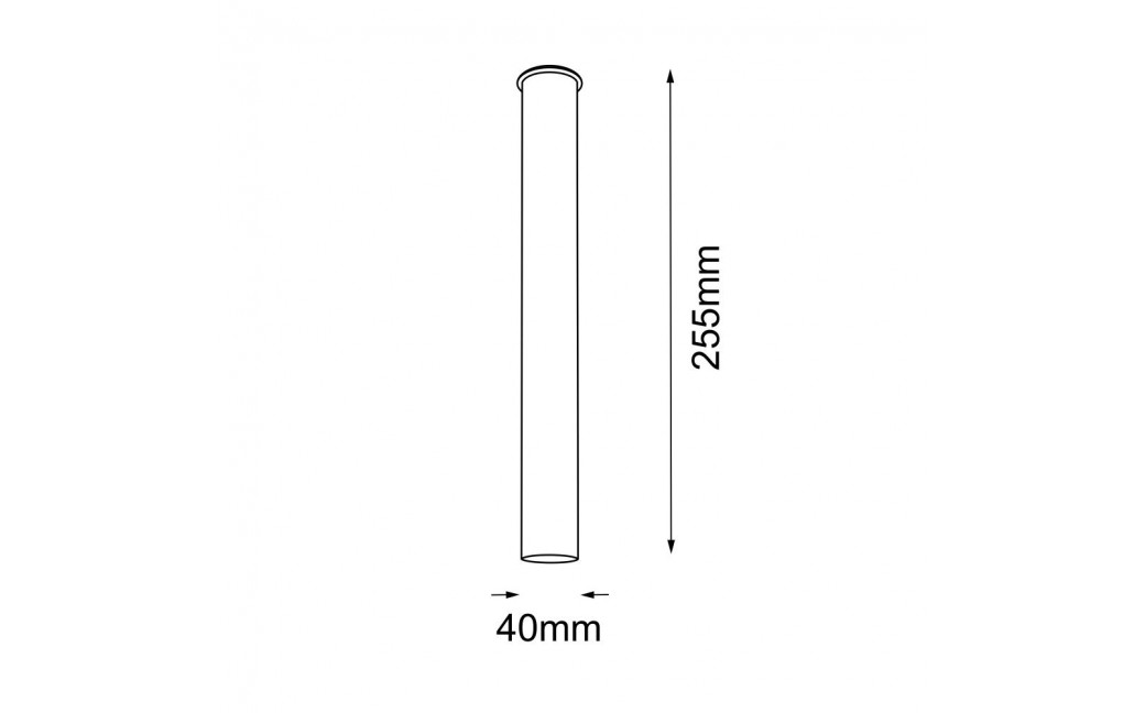 Amplex Plafon Akadi - Mosiądz polerowany-czarny (255 mm) 8875