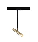 Track lighting - Amplex Spot Akadi T R2 - Polished brass-black - 3F 230V busbar 8881 - product 1