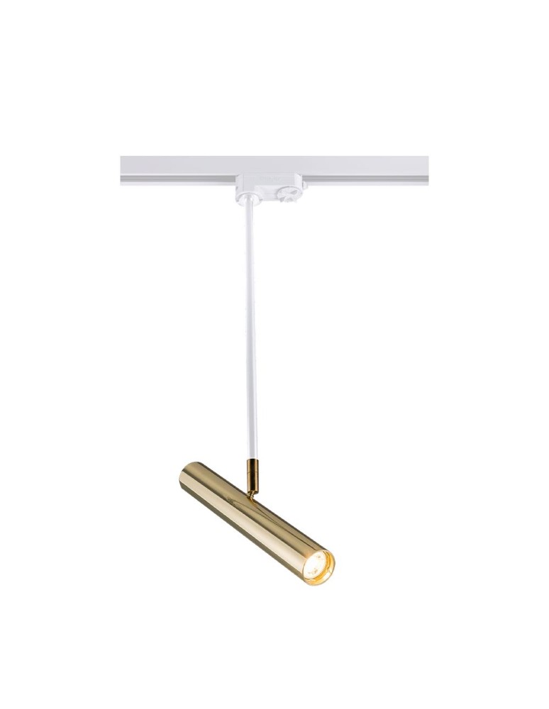 Track lighting - Amplex Spot Akadi T R2 - Polished brass-white - 3F 230V busbar 8882 - product kolory-swiatla.pl 1