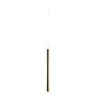 Pendant tube lamps - Amplex Akadi 1 pendant lamp - Polished brass-white (700 mm) 8884 - product 1
