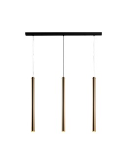 Amplex Lampa wisząca Akadi 3 - Mosiądz polerowany-czarna (700 mm) 8885