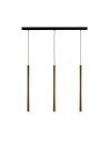 Amplex Akadi 3 pendant lamp - polished brass-black (700 mm) 8885