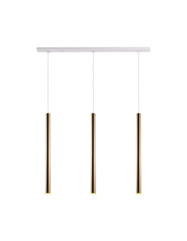 Amplex Akadi 3 pendant lamp - Polished brass-white (700 mm) 8886