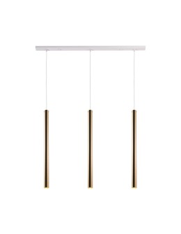 Amplex Lampa wisząca Akadi 3 - Mosiądz polerowany-biała (700 mm) 8886