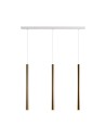 Amplex Lampa wisząca Akadi 3 - Mosiądz polerowany-biała (700 mm) 8886