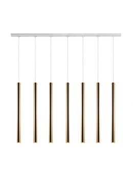 Amplex Lampa wisząca Akadi 7 - Mosiądz polerowany-biała (700 mm) 8890