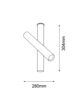 Amplex Reflector Akadi R1 - Polished Brass-Black (304 mm) 8893 - product 2