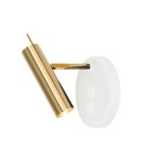 Reading wall lamps - Amplex Wall lamp Amos - Polished brass-white 8906 - product 1