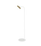 Floor lamps - Amplex Floor lamp Amos - Polished brass-white (1385 mm) 8143 - product 1