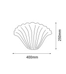 Classic wall lamps - Amplex Wall lamp Bacelo - Polished brass-silver (250 mm) 8161 - product 2