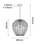 Pendant lamps - Amplex Bala Pendant Lamp - Natural Plywood (460 mm) 5016 - product 2
