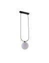 Amplex Balos Pendant Lamp - Polished Brass-Black 8162