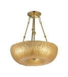 Classic chandeliers - Amplex Button 65 pendant lamp - Polished brass-gold (650 mm) 8174 - product 1