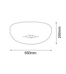 Classic ceiling lamps - Amplex Plafond Button 65 - Polished Brass-Gold (200 mm) 8180 - product 2