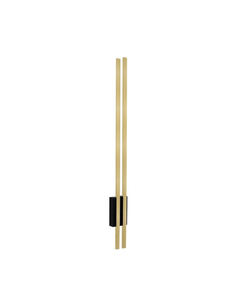 Designer wall lamps - Amplex Wall lamp Ebora 2 - Brass matte-black (900 mm) 3000K 8243 - product kolory-swiatla.pl 1
